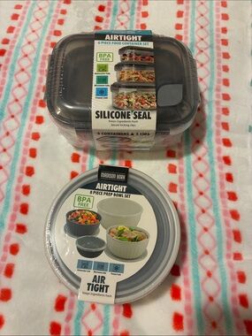 New Madison York Silicone Seal and Air TightFood Storage Containers  14 Pieces
